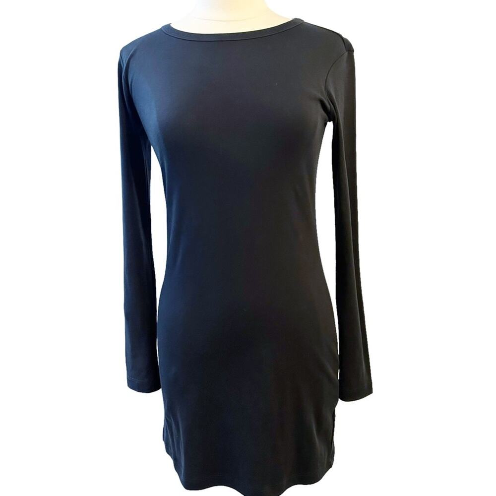 THEORY Tullisa Black Jersey Knit Dress P (XS)